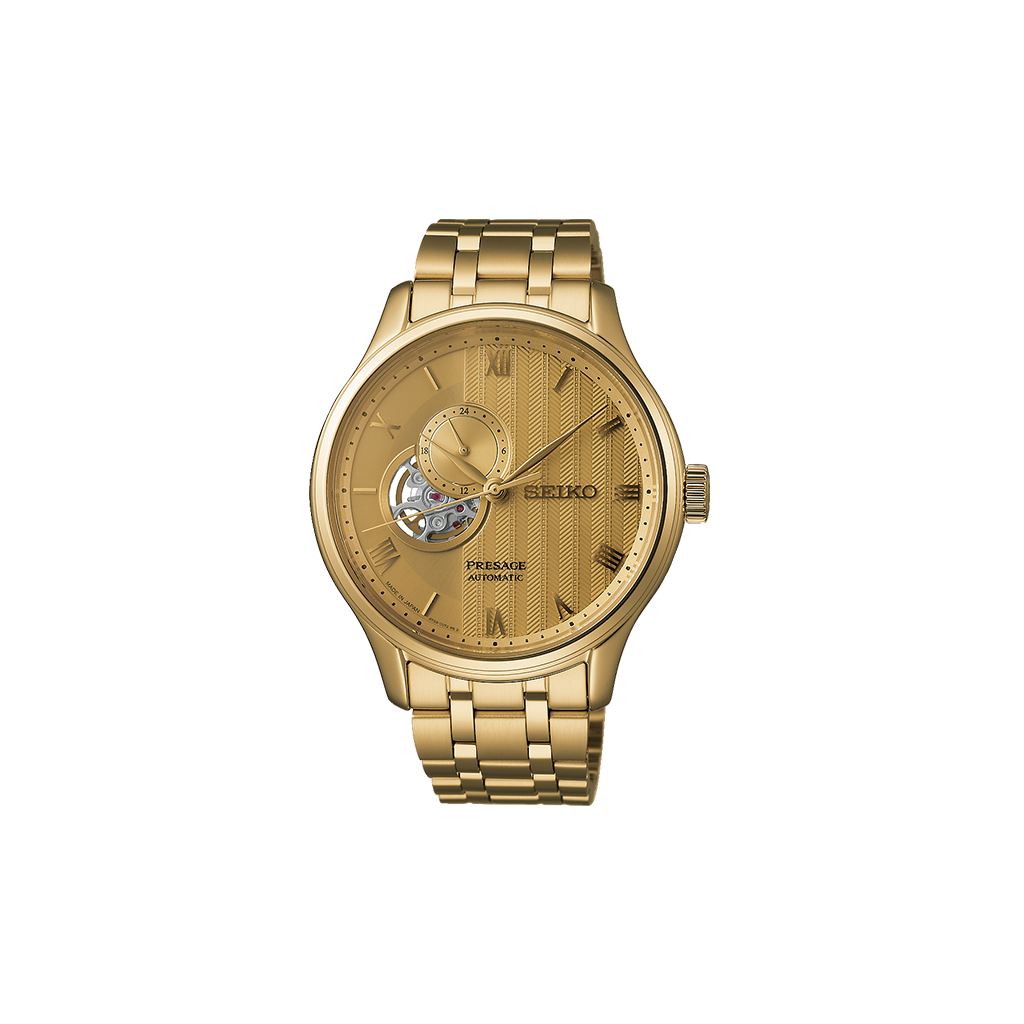 Presage Japanese Garden Gold 41.8mm