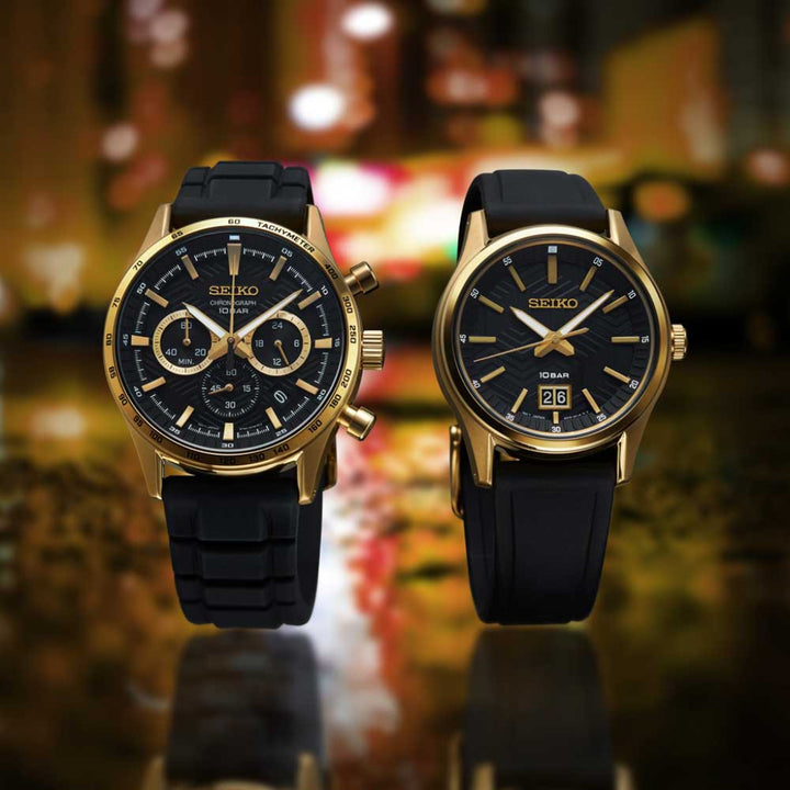 Neo Sports Gold Black 43mm