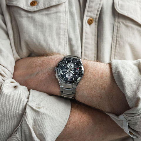 Astron GPS Solar Black 49.5mm