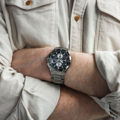 Astron GPS Solar Black 49.5mm