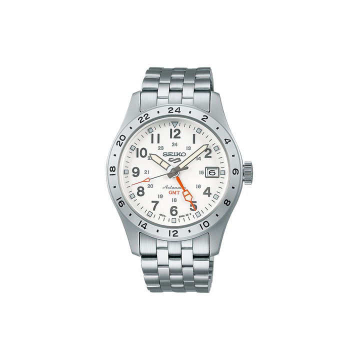 5 Sports Field GMT White 39.4mm