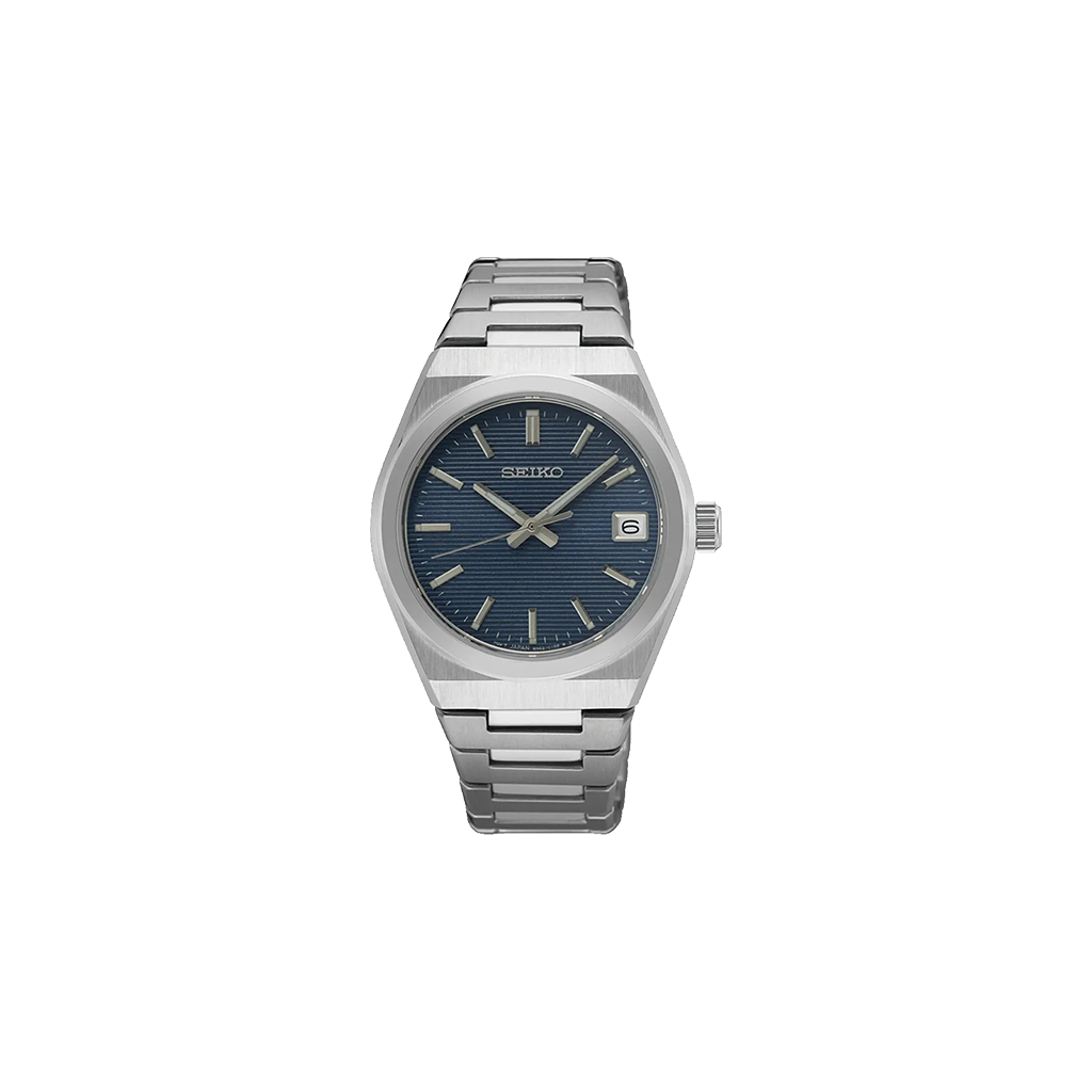 Conceptual Neo Classic Silver-Blue 34mm