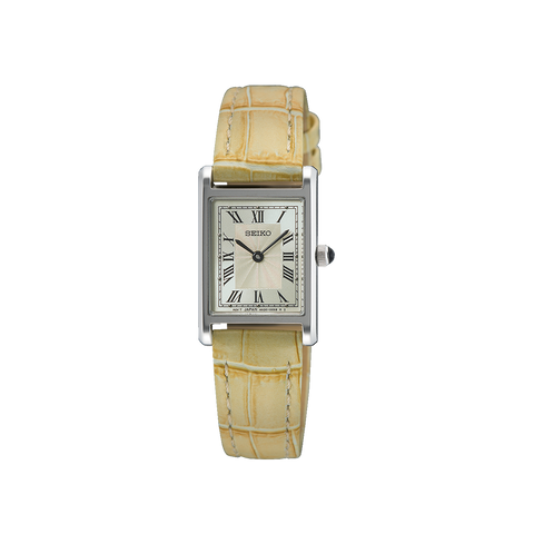 Ladies Silver Yellow 25mm