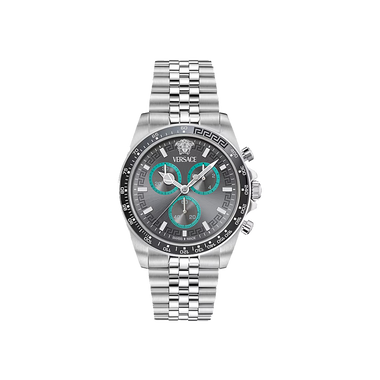 Greca Chrono Wave Silver-Gunmetal 43mm