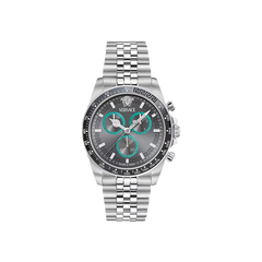Greca Chrono Wave Silver-Gunmetal 43mm