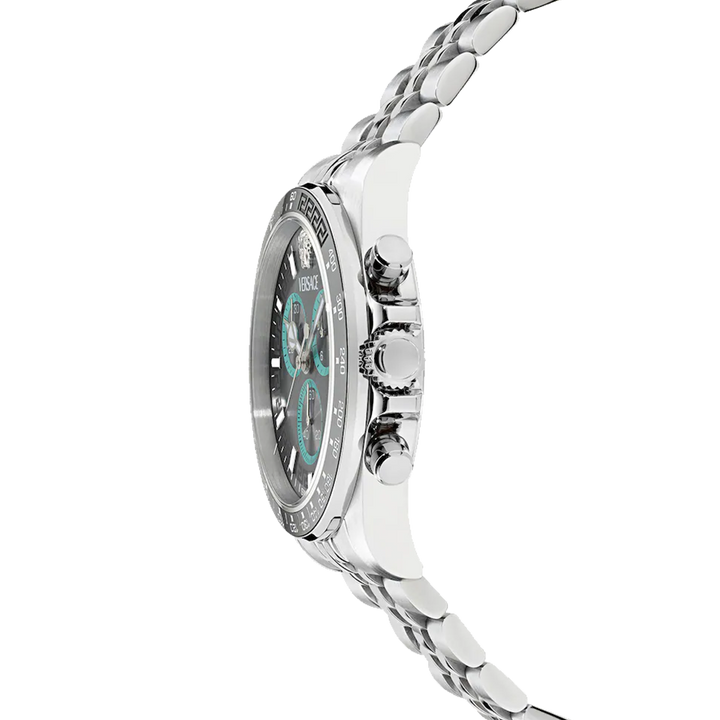 Greca Chrono Wave Silver-Gunmetal 43mm
