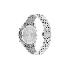 Greca Chrono Wave Silver-Gunmetal 43mm