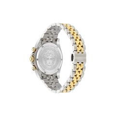 Greca Chrono Wave Dual-Tone Green 43mm