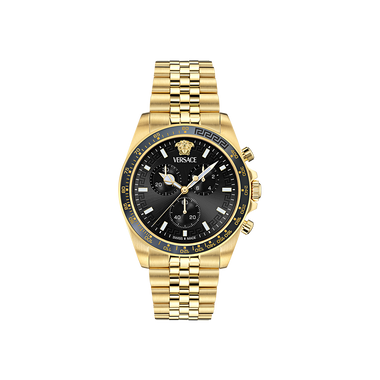 Greca Chrono Wave Gold-Black 43mm