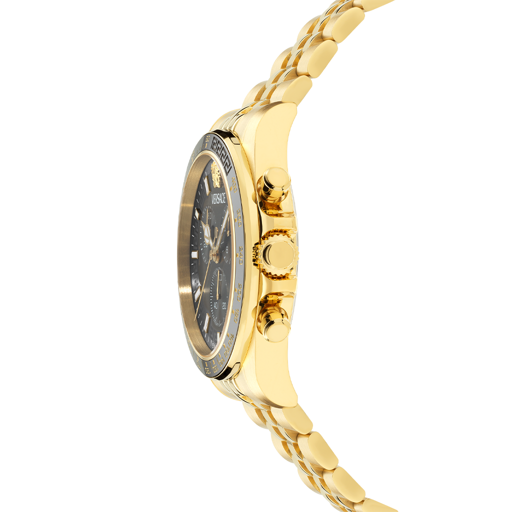 Greca Chrono Wave Gold-Black 43mm
