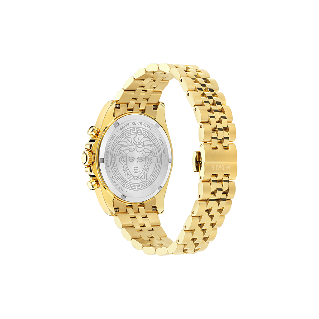 Greca Chrono Wave Gold-Black 43mm