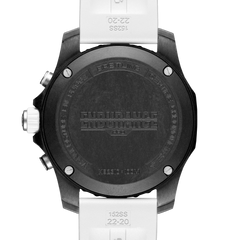 Tampa preta do mostrador do relógio Professional Endurance Pro 44mm pulseira silicone branca com caixa e mostrador pretos