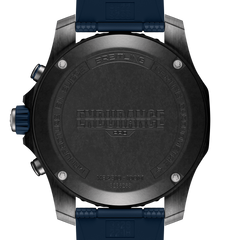 tampa relógio endurance pro pulseira azul escura e mostrador preto