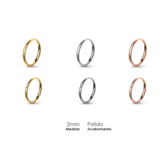 Aliança Wedding Essential Elíptica Extra Amendoada