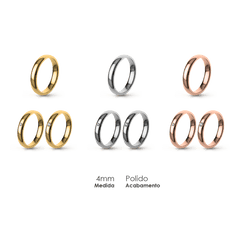 Aliança Wedding Essential Elíptica Extra Amendoada