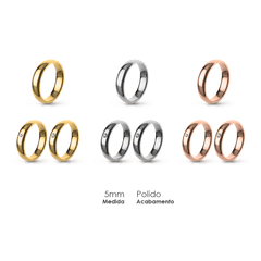 Aliança Wedding Essential Elíptica Extra Amendoada