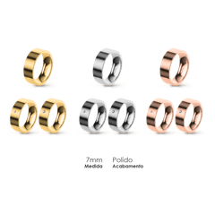 Aliança Wedding Essential Plana Amendoada