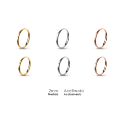 Aliança Wedding Essential Elíptica Extra Amendoada