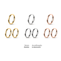 Aliança Wedding Essential Elíptica Extra Amendoada