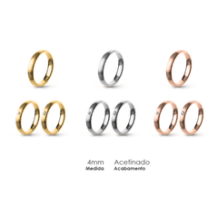 Aliança Wedding Essential Elíptica Extra Amendoada