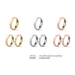 Aliança Wedding Essential Elíptica Extra Amendoada