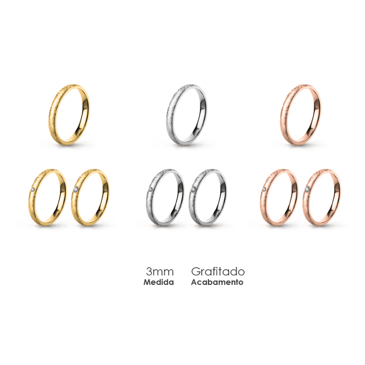 Aliança Wedding Essential Elíptica Extra Amendoada