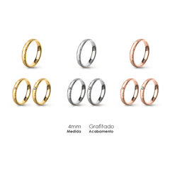 Aliança Wedding Essential Elíptica Extra Amendoada