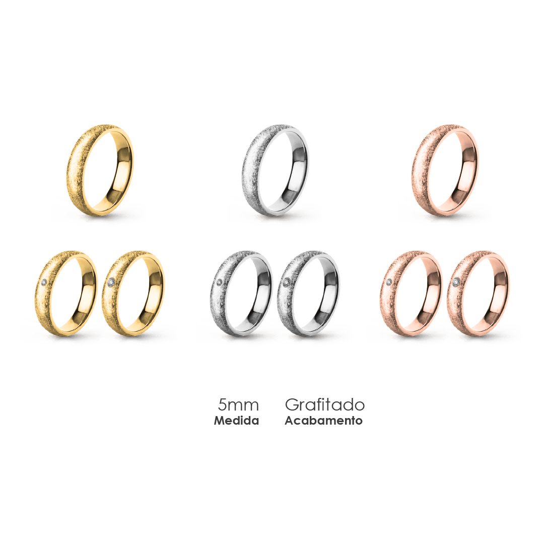 Aliança Wedding Essential Elíptica Extra Amendoada