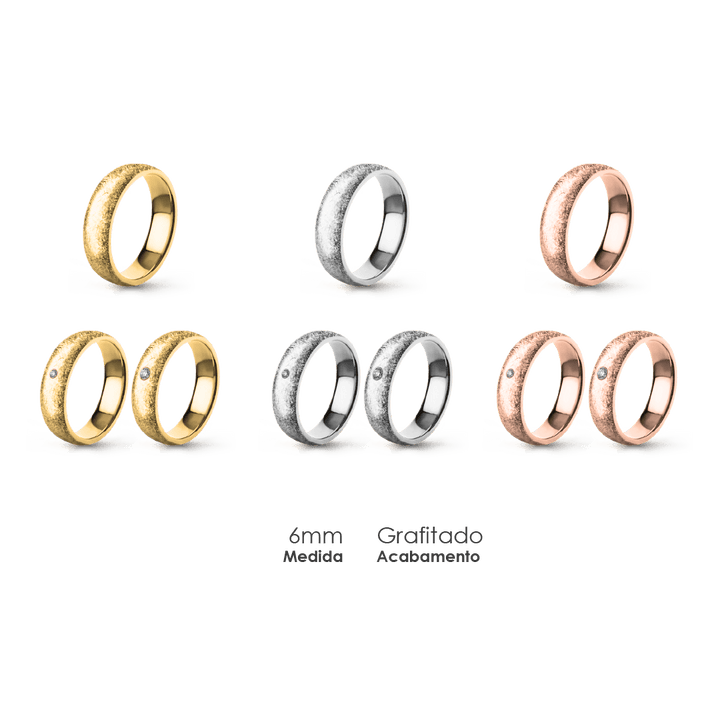 Aliança Wedding Essential Elíptica Extra Amendoada