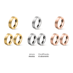 Aliança Wedding Essential Plana Amendoada