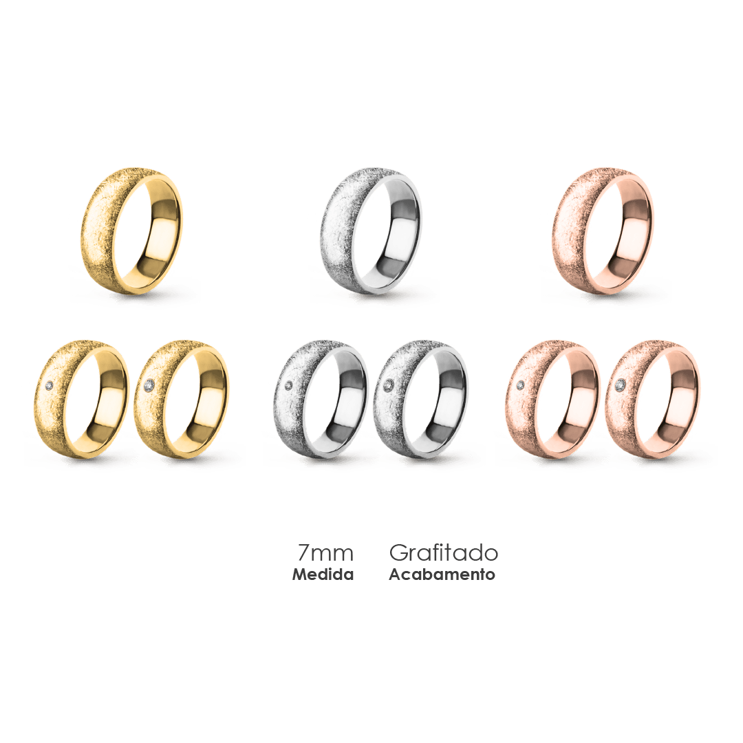 Aliança Wedding Essential Elíptica Extra Amendoada