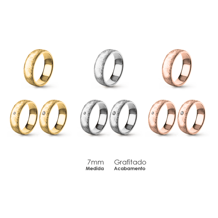 Aliança Wedding Essential Elíptica Extra Amendoada