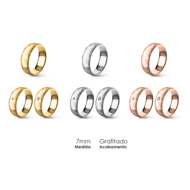 Aliança Wedding Essential Elíptica Extra Amendoada