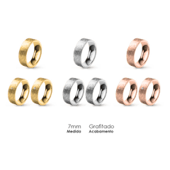 Aliança Wedding Essential Plana Amendoada