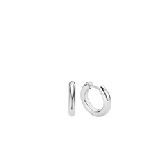 Argolas Médias Ti Sento - Milano Prata 925