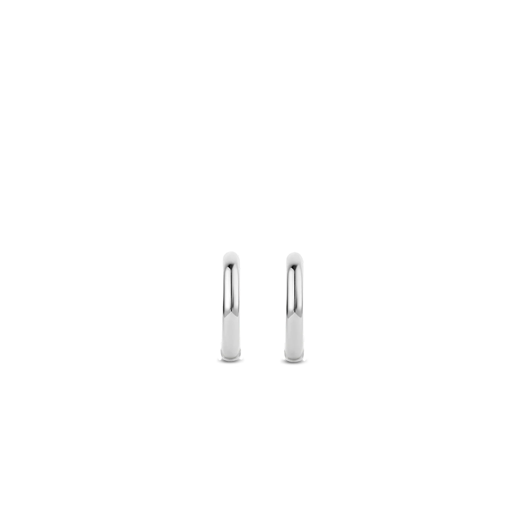 Argolas Pequenas Classic Silver 14mm