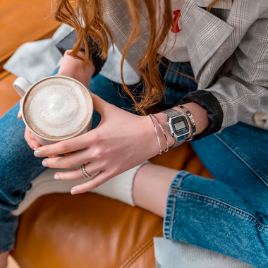 Vintage Iconic Silver-Black