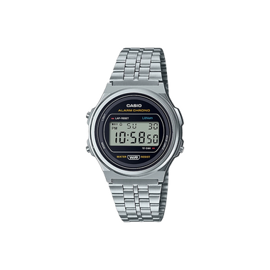 Vintage Round Silver-Black