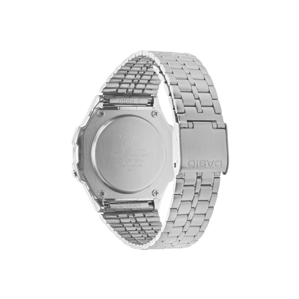 Vintage Round Silver-Black