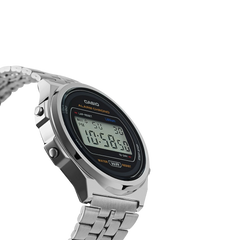 Vintage Round Silver-Black