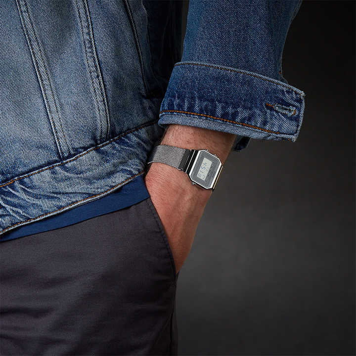 Vintage Iconic Silver-Grey