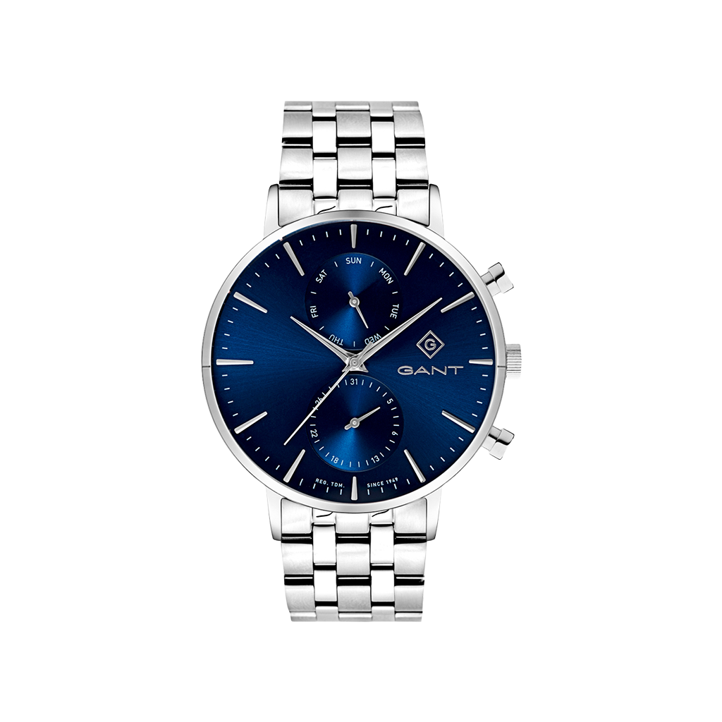 Park Hill Day-Date II Silver-Blue 43.5mm