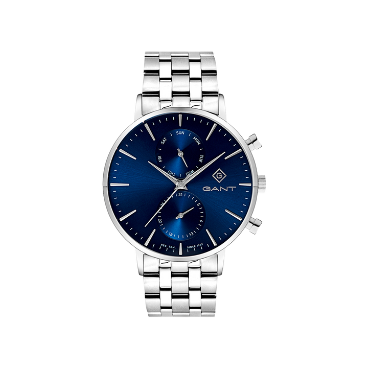 Park Hill Day-Date II Silver-Blue 43.5mm