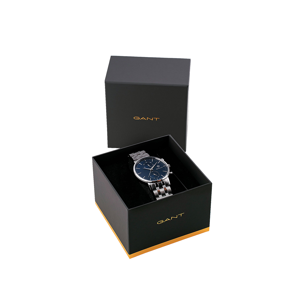 Park Hill Day-Date II Silver-Blue 43.5mm