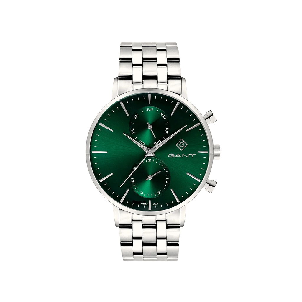 Park Hill Day-Date II Silver-Green 43.5mm