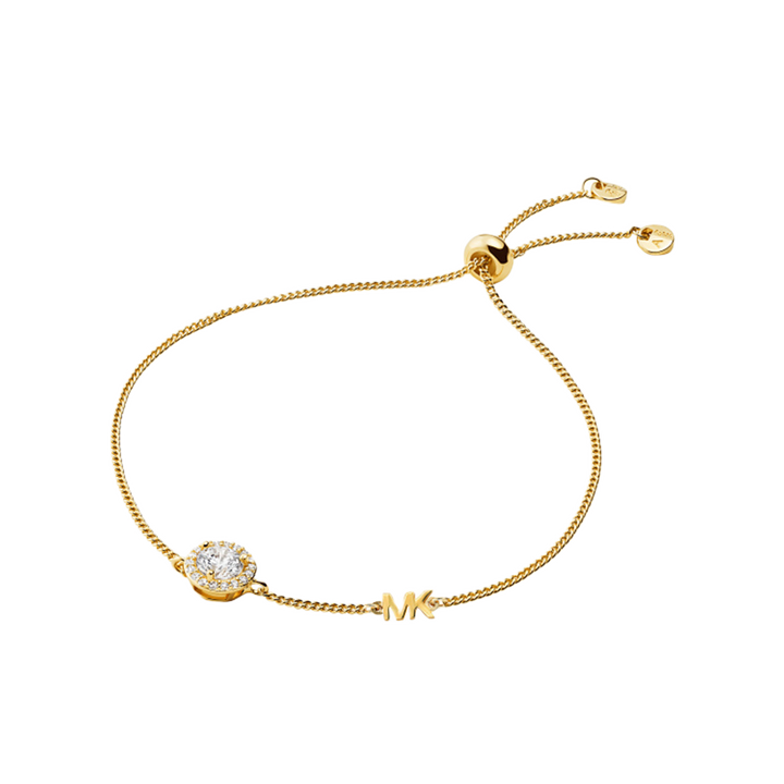 Pulseira Halo Pavé Gold-Tone