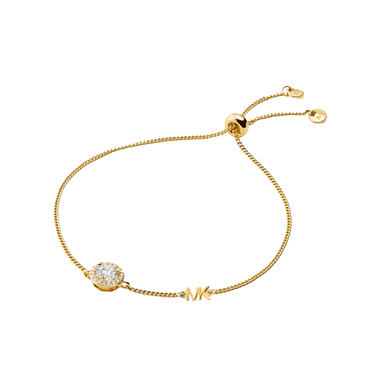 Pulseira Halo Pavé Gold-Tone