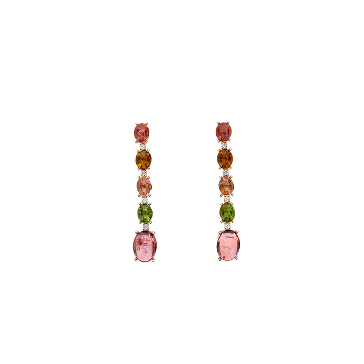 Brincos Dancing Tourmalines