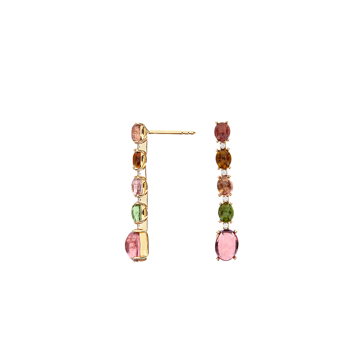Brincos Dancing Tourmalines