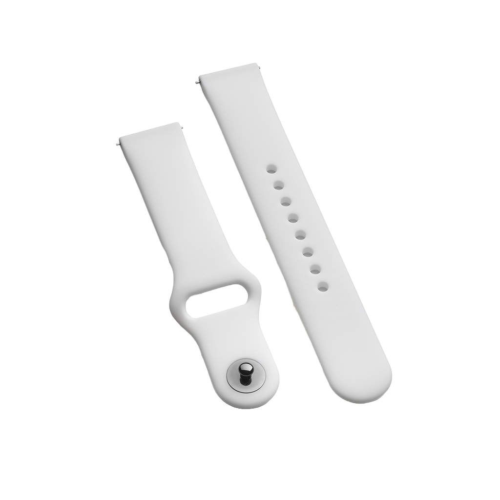 One Bracelete Silicone Smartwatch Branco